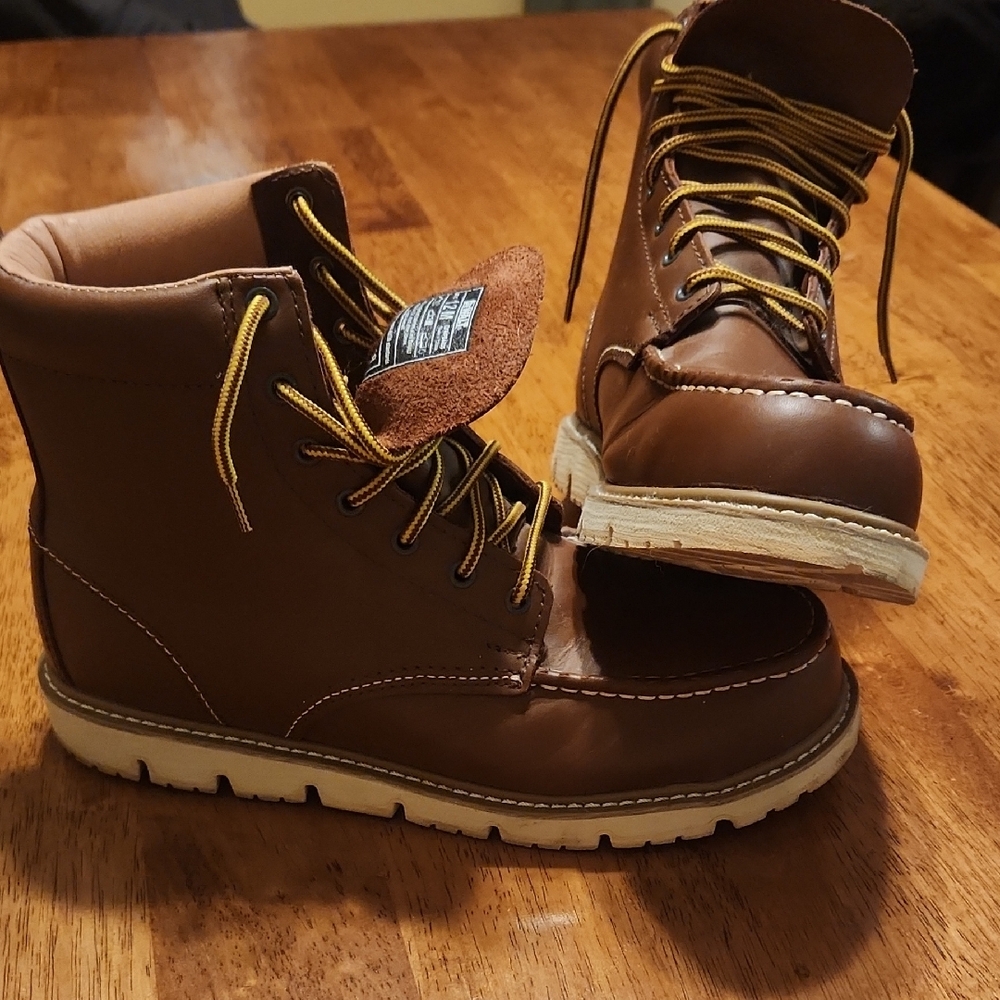 Brown Leather Men's Boots